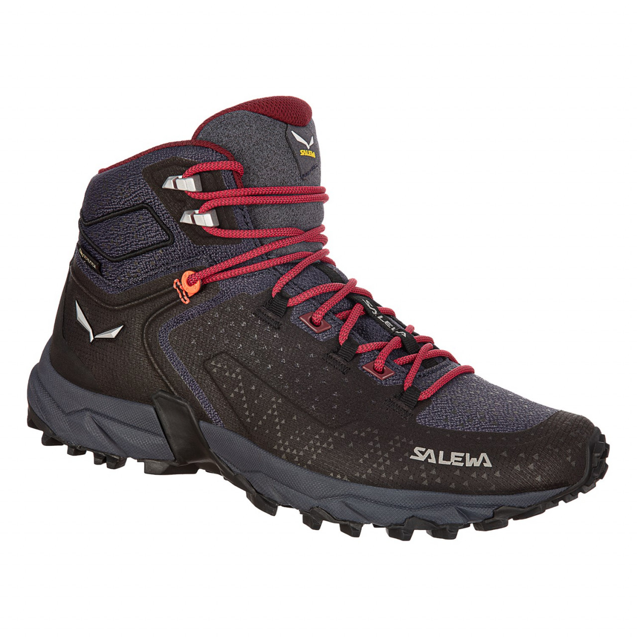 Salewa Women's Alpenrose 2 Mid GORE-TEX Hiking Shoes Black/Brown GQM-876312